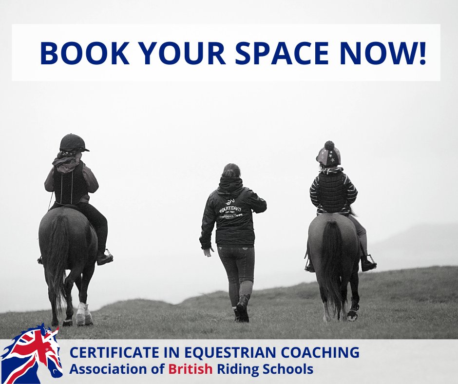 BOOK NOW - LIMITED SPACES AVAILABLE Several of our ABRS centres are again offering Level 2 Equestrian Coaching Courses this year. The courses award successful candidates with an Equestrian Coaching Certificate which is endorsed by UKCC. Find out more - bit.ly/2SndJ6x