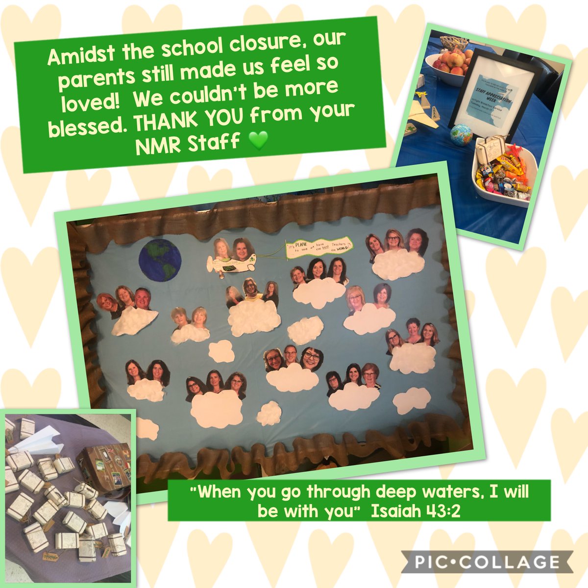Our parents made us SOAR this morning ... Thank you NMR families!  We feel so loved! “When you go through deep waters, I will be with you” Isaiah 43:2 #IbelieveinCatholiceducation <a href="/GrACE4cathed/">GrACE</a> @gsacrd_faith