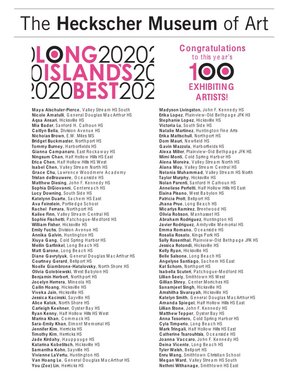 Congratulations to Tommy Burney &amp; Gavin Mazzola whose work has been accepted to the L.I. Best Young Artist Exhibit 2020! <a href="/HarborfieldsArt/">Harborfields Art</a> <a href="/HarborfieldsCSD/">Harborfields CSD</a> <a href="/harborfieldspta/">Harborfields PTA</a> <a href="/HeckscherMuseum/">Heckscher Museum</a> <a href="/HarborfieldsHS/">Harborfields High School</a>