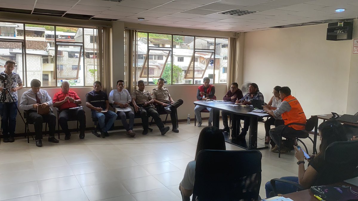 GADLimonIndanza's tweet photo. COE Cantonal Limón indanza en reunión en estos momentos. https://t.co/6UhagCZIV7