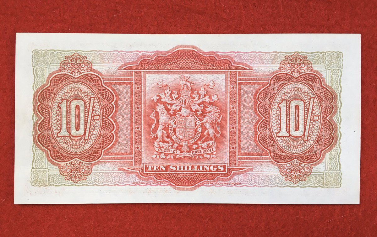 #Worldbanknotes
#Worldpapermoney
#Papermoney
Monday Daily Offer
Bermuda
10/- 12.5.1937 KGVI Pick 10b Au/Unc wonderful embossing through out Nice $850.00
jeremys66@comcast.net
(415) 640-3602