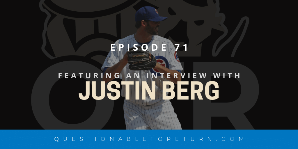 QtoReturn's tweet photo. We are hard at work getting ready for our newest episode, until then, make sure to check out our last episode featuring former @MLB pitcher Justin Berg https://t.co/NUKvmBpyWT