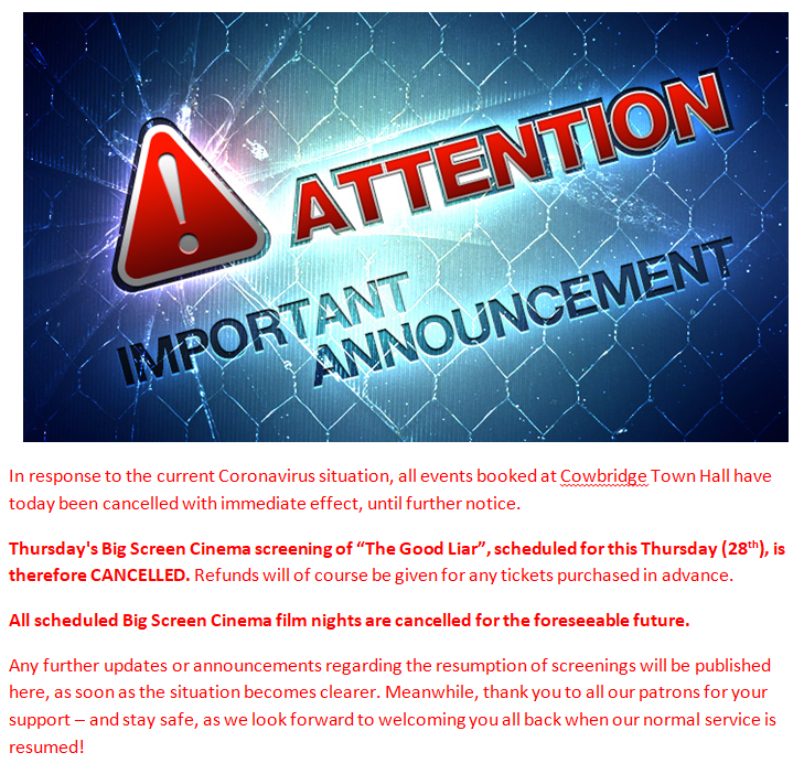 Big Screen Cowbridge tweet media