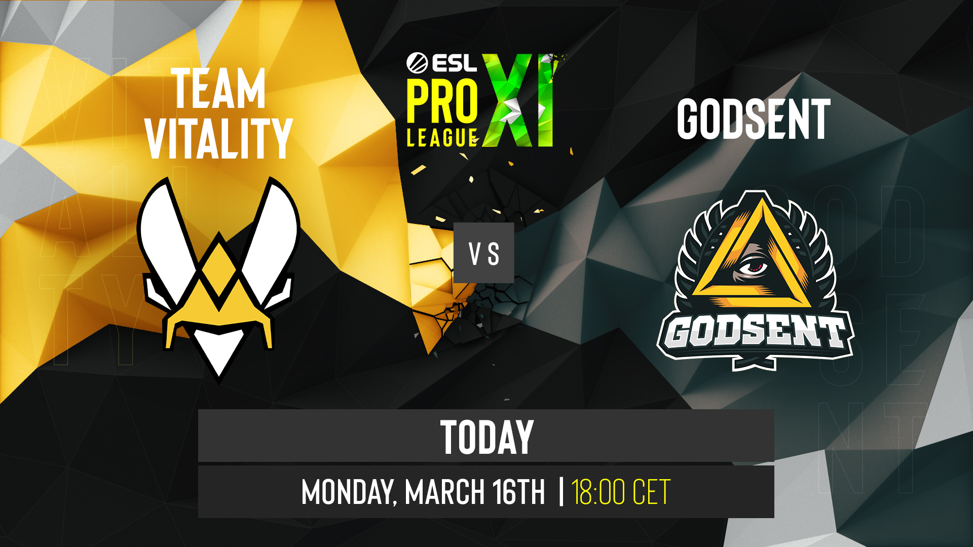 Esl Counter Strike A Twitter Our Next Eslproleague Europe Game Will Be Live In Just Over An Hour Teamvitality Vs Godsentgg Make Sure You Re Here For 18 00 Cet T Co Y32dc0f1ei T Co Y3csy1hrzo