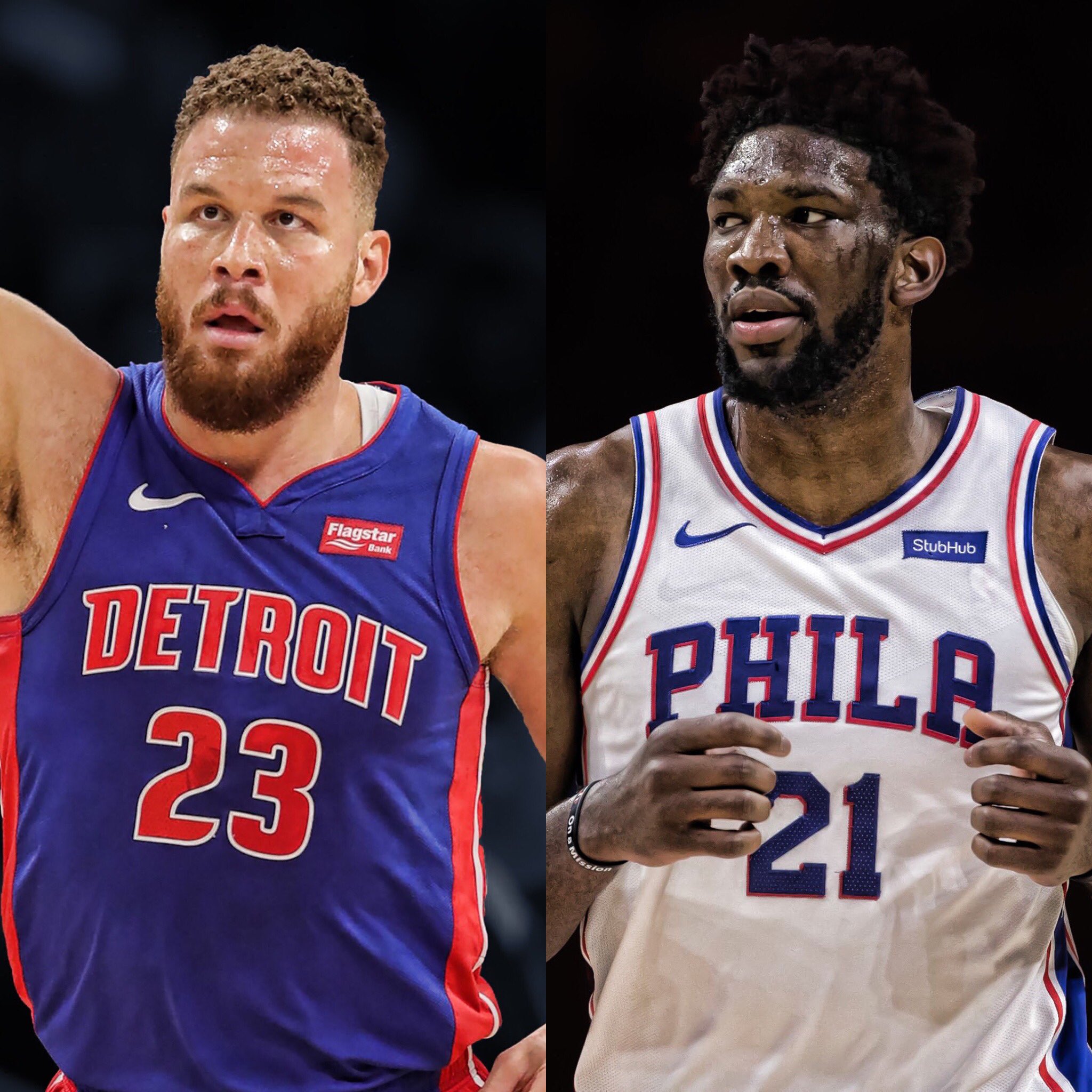 Happy 31st birthday to Blake Griffin, and Happy 26th birthday to Joel Embiid! 