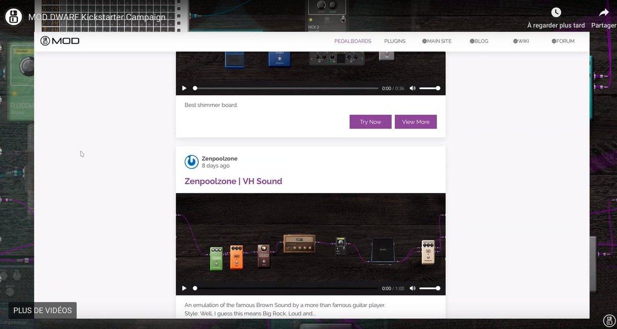 zenpoolzone's tweet image. I was listening the promo video from MOD Devices about their newl #ModDwarf and saw my patch emulation of VanH pop up on the screen. Cool! The #ModDwarf seems to be a big hit and really affordable. A must to try!
youtu.be/NFZVzS1ojRk