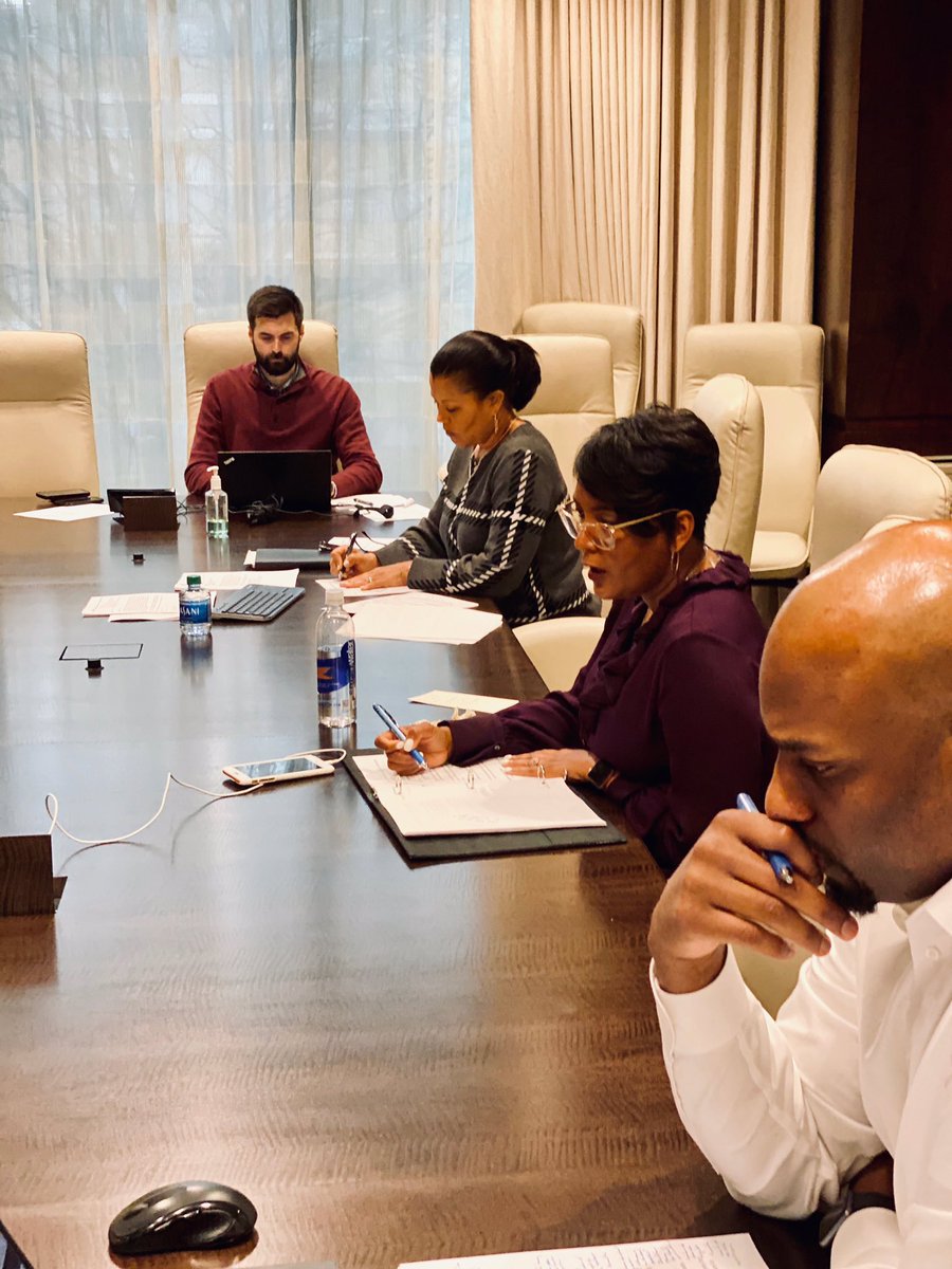 CityofAtlanta's tweet photo. Yesterday, Mayor @KeishaBottoms convened the first meeting as Chair of @GovKemp’s Coronavirus Task Force Committee for the Homeless &amp; Displaced, working with partners &amp; stakeholders to ensure adequate shelter &amp; resources for vulnerable populations in Georgia. https://t.co/Gt0oFYv3Ct