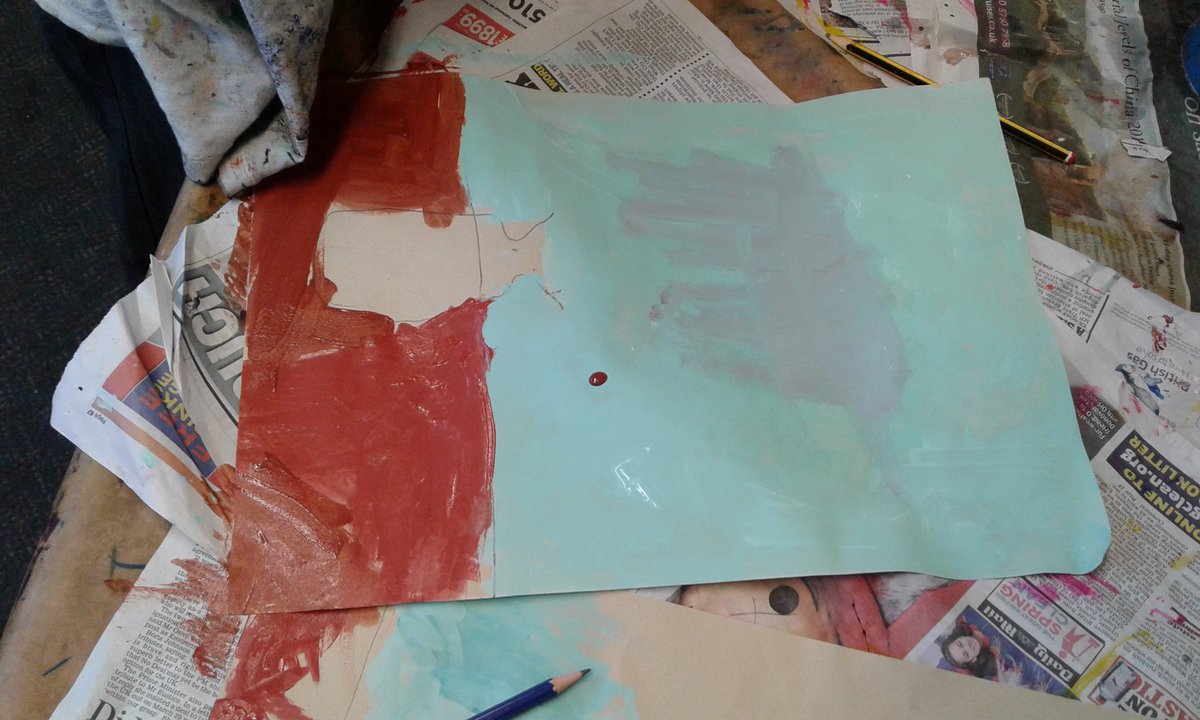 WoolastonSchool's tweet photo. Gemini Art class - Today we painted the background for our Van Gogh sunflower paintings. We will add the flowers next week. https://t.co/hSQD9kzTRk