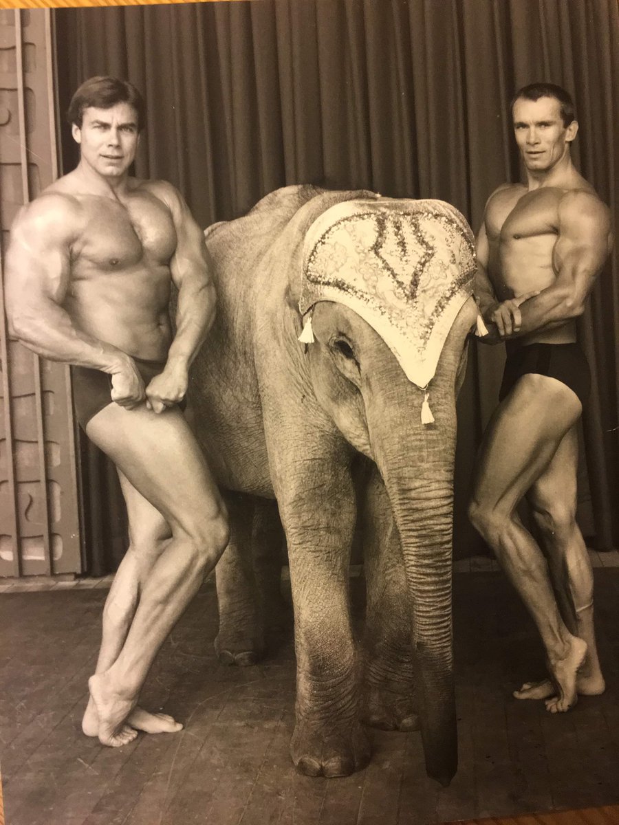 The first Danish Championship in Body-Building . Erik Holmey became Danish Champion in Light-Heavy Weight Class & later in 1981 Danish Champion in the Heavy Weight Class . Here with the Founder and President of Danish Body-Building Federation member of IFBB - me Sven-Ole Thorsen