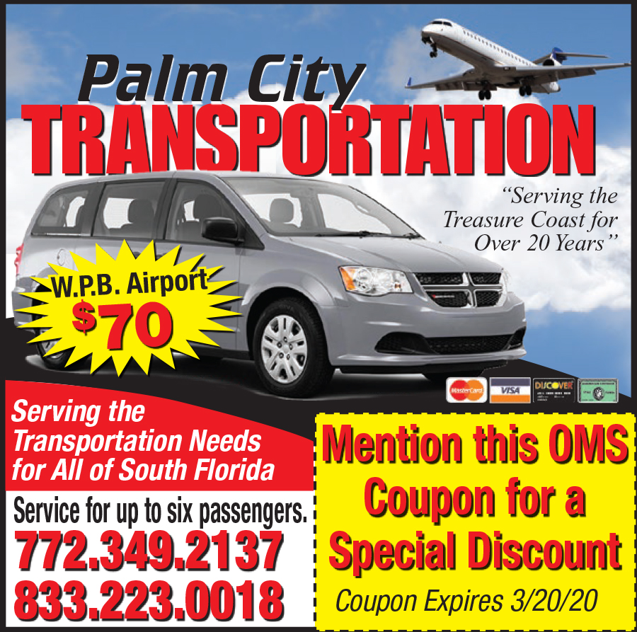 MyLivingMedia's tweet photo. Mention our ad when you call Palm City Transportation and receive a SPECIAL DISCOUNT! 🚗🚙
#MyLivingMagazines #PalmCityTransportation #Transportation #AirportTransportation #TransportationNeeds #SpecialDiscount #ExclusiveDiscount #LocalBusiness #ShopLocal #BuyLocal #Coupons https://t.co/wbPmekIgYh