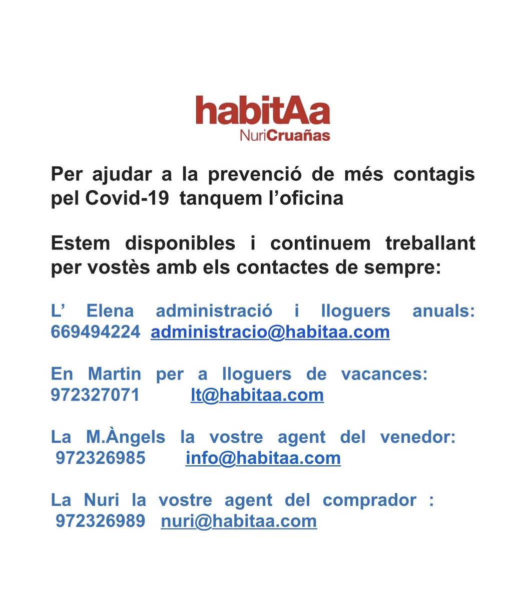 nuricru's tweet photo. Per nosaltres i els nostres clients. S’ha fet estrany però hem treballat bé. #treballemdesdecasa #sensecontactefísic https://t.co/Qyp4nEpjbj