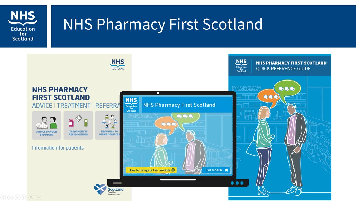 To increase capacity and to reduce the need to bring front-line professionals together, we will deliver our NHS Pharmacy First Scotland education online, instead of face to face, starting with a webinar on 17th March at 19.00. 
Register here: ow.ly/cREq50yMW6c