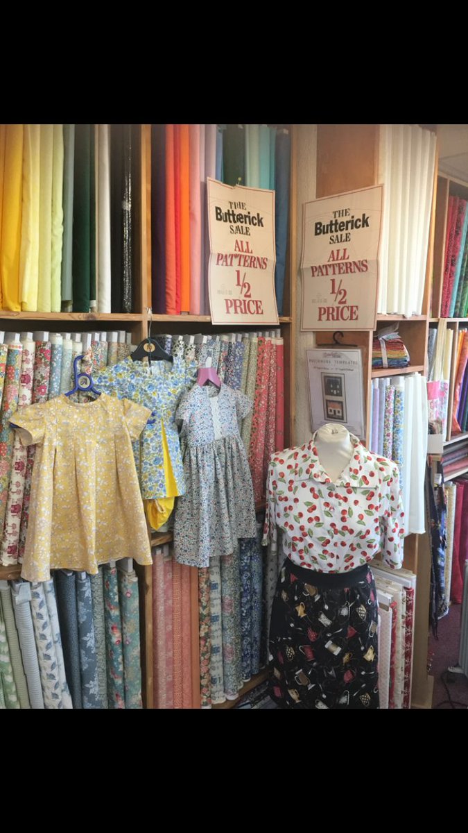 :D SPRING IS IN THE AIR :D
***** All Butterick Patterns Half Price *****
***** 25% Off Selected Fabrics *****
***** Sewing Machines and Overlockers On Sale *****