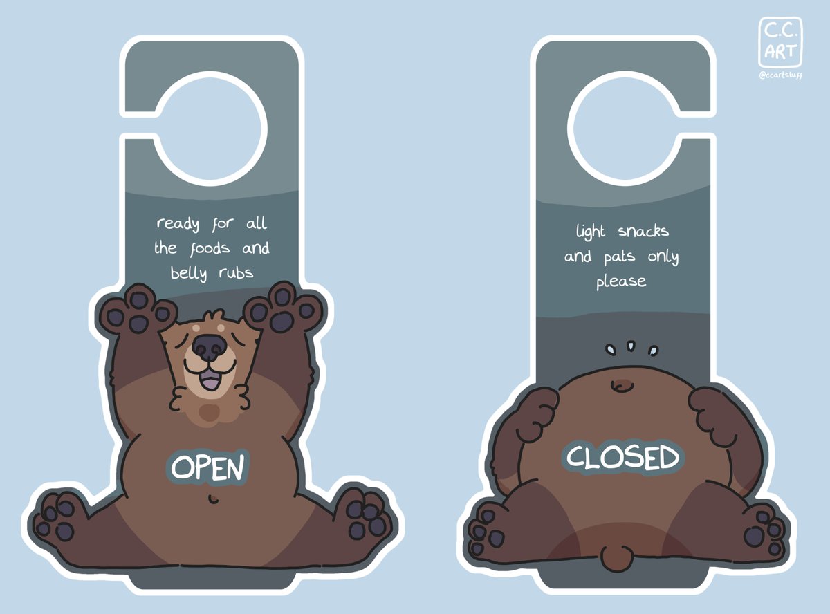 ccartstuff's tweet photo. A quick door hanger idea 🐻 https://t.co/kU5izKxgzk