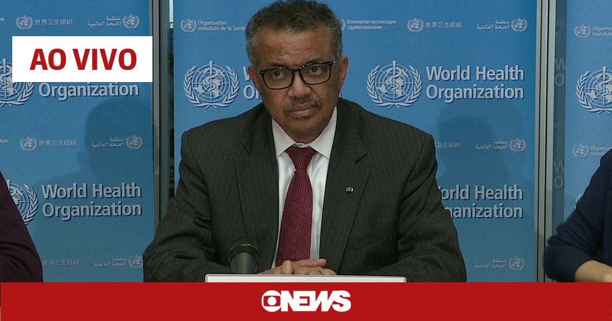 AO VIVO: OMS atualiza informações sobre pandemia de Covid-19 no mundo. Acompanhe na #GloboNews e no #GNewsPlay: glo.bo/39WjXAu ➡ Sinal aberto.