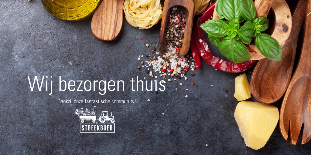 Juist nu moeten we er voor elkaar zijn, wij gaan thuisbezorgen #lokale #boodschappen #coronanederland destreekboer.nl/corona