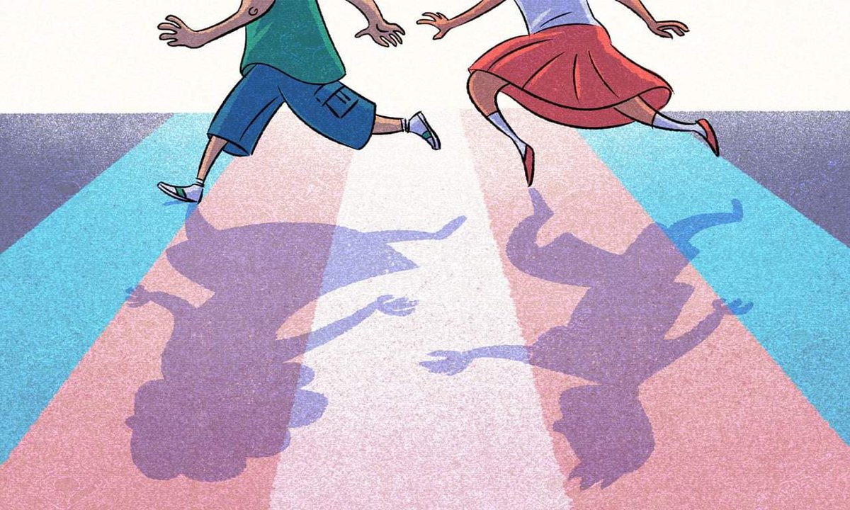 ItGetsBetter_es's tweet photo. 🎨 Luchar por la igualdad y la no discriminación de lxs niñxs trans es fundamental en nuestra actividad diaria. Por ello, hoy nuestra sección #JóvenesArtistas se viste con esta ilustración de #Perroprieto que visibiliza una realidad muy presente. #TodoMejora 🌈 #visibilidadtrans https://t.co/nWpEHupwEN