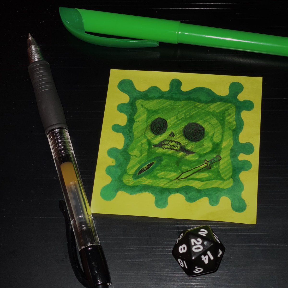 CMonstercampo's tweet photo. For my #FunkoDoodle, I have to go with the Gelatinous Cube! 🟩

@OriginalFunko rolled a natural 20 when they decided to make this amazing Pop!

#ECCC #ECVC #FunkoVirtualCon #Funko #FunkFunatic #MyFunkoStory https://t.co/jm0TAPBlIp