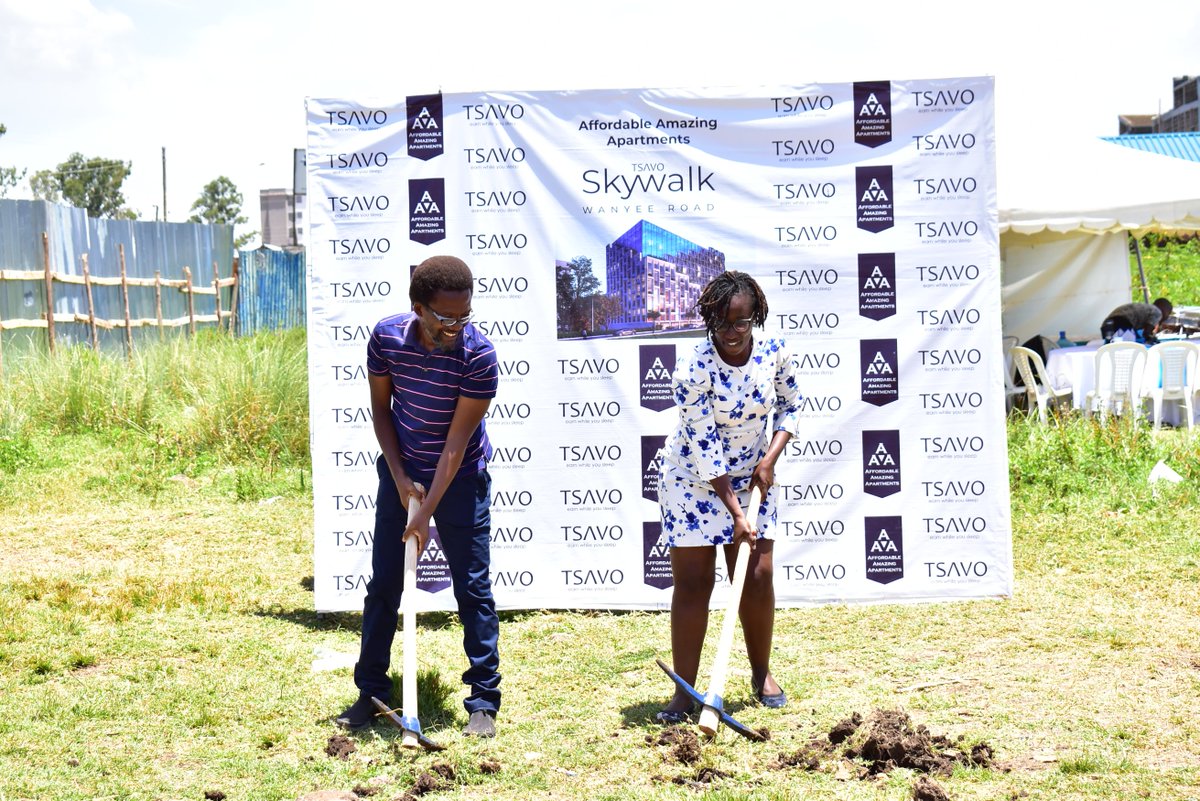 tsavo_ke's tweet photo. And we finally did it! We've officially broken ground the TSAVO way on our 6th project #TSAVOskywalk We're all excited about this new journey and we also want you to be a part of it! #investwithTSAVO today and join us on this great journey. https://t.co/z3KOJHbBYl