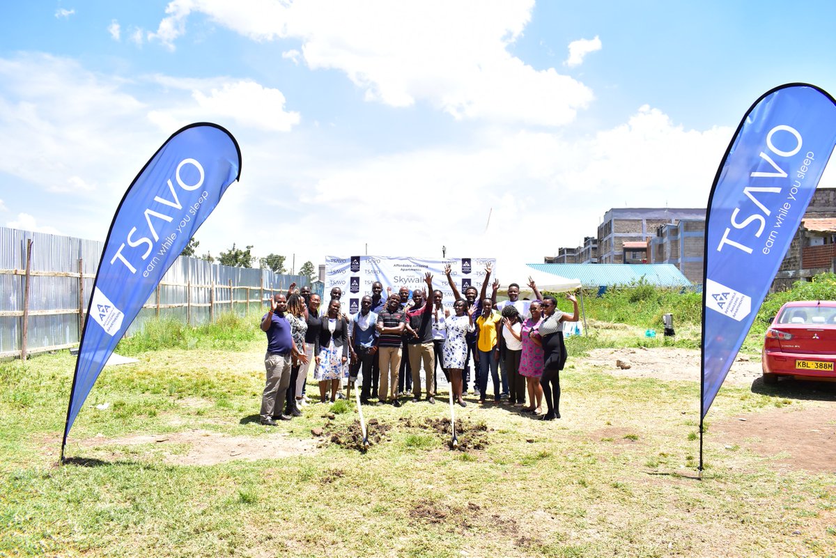 tsavo_ke's tweet photo. And we finally did it! We've officially broken ground the TSAVO way on our 6th project #TSAVOskywalk We're all excited about this new journey and we also want you to be a part of it! #investwithTSAVO today and join us on this great journey. https://t.co/z3KOJHbBYl