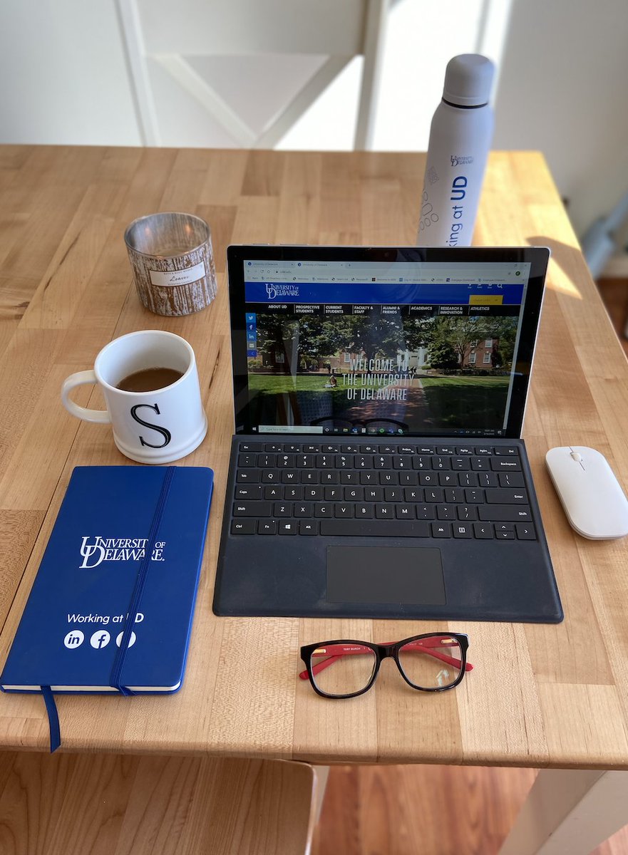 WorkingatUD's tweet photo. #Coronavirus is changing the way we work and live. Here are a few tips for working at home: Define your workspace, continue your routine and eliminate distractions. Are you all set up at home? Share your workspaces with us using #WorkingatUD. More tips: https://t.co/O1ATBLca0K https://t.co/FVvO9EB4JT