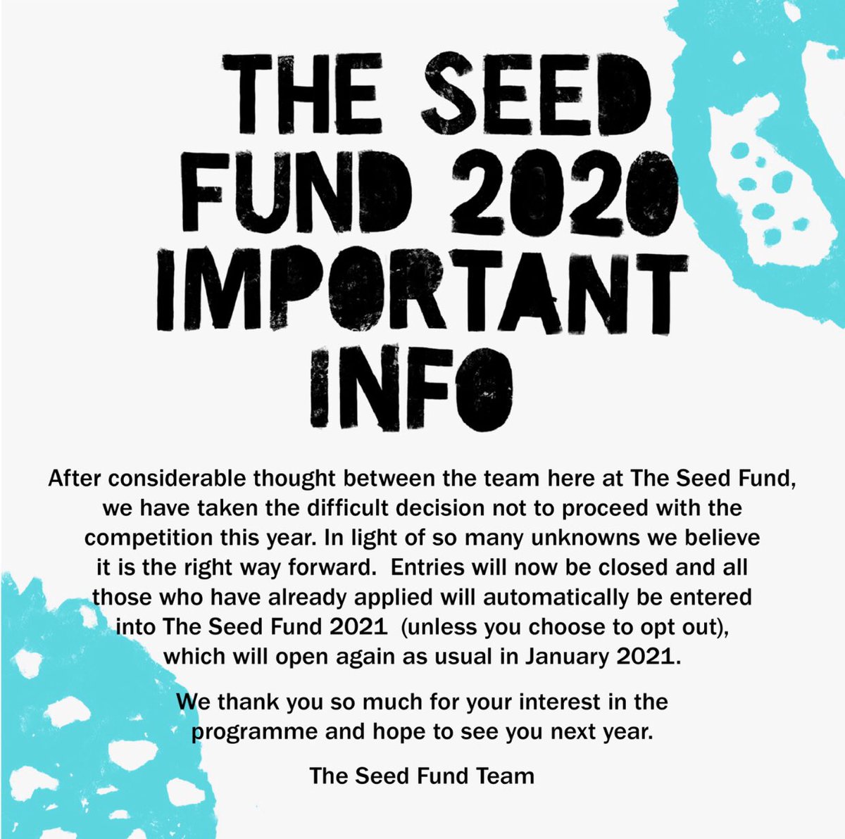 The Seed Fund (@theseed_fund) on Twitter photo 