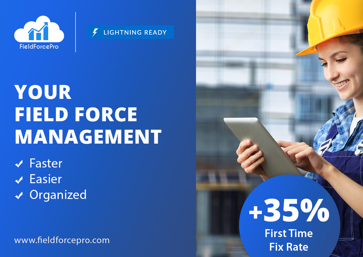 FieldForcePro's tweet photo. Did you know Field Reps can save upto 50% time by using #FieldForcePro on #Salesforce ? Book a free demo and unlock the secret to  boost your #FirstTimeFixRate by 35%. Get the app today https://t.co/KevIsTyfp9 #Salesforce #appexchange #enterprisesolution #cloud https://t.co/UDdpkjhez4