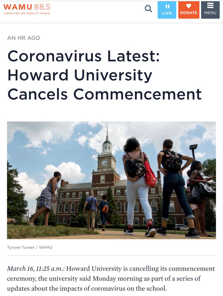 This is serious.  #DatRona shuttin' down graduations. https://wamu.org/story/20/03/16/coronavirus-latest-physician-at-childrens-national-hospital-tests-positive-for-covid-19/