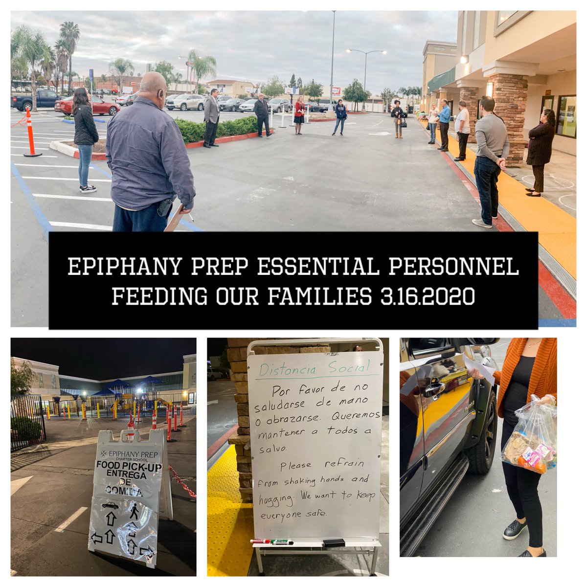 60 families feed thus far on Day 1. Thank you to our #Leadership team for supporting our community <a href="/VisitEscondido/">Visit Escondido</a> We are open from 6:30AM-10:00AM #COVID19 #FeedTheKids