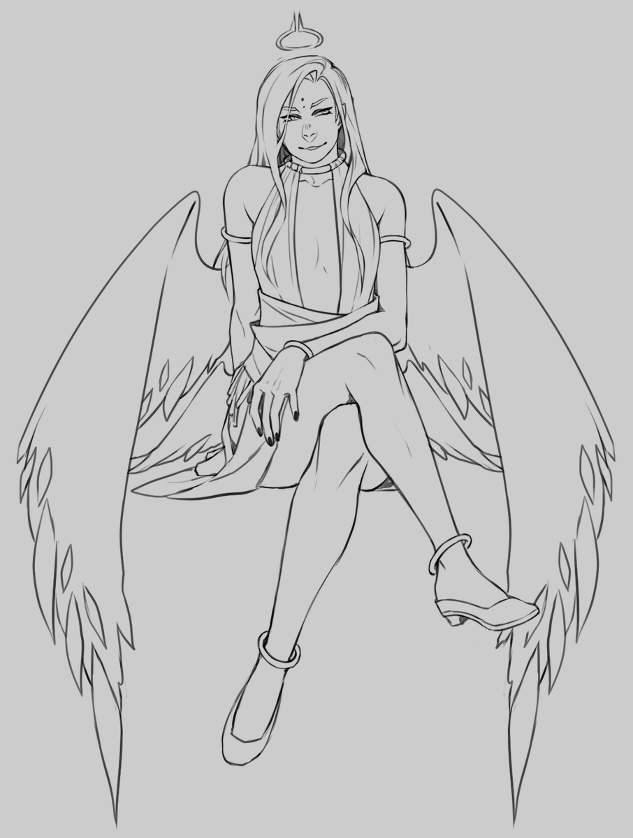 more lea backstory doodles 