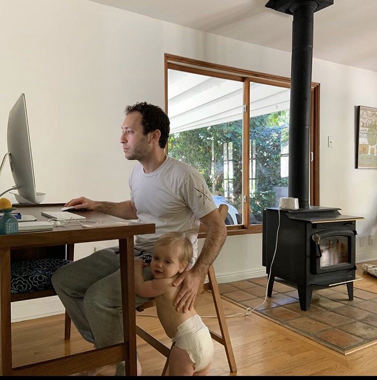 Trying to make this pic my new out of office responder.  

Note to founders [without kids]:

We will get back to you, but please be patient. This is the new normal for anyone with kids for the foreseeable future.