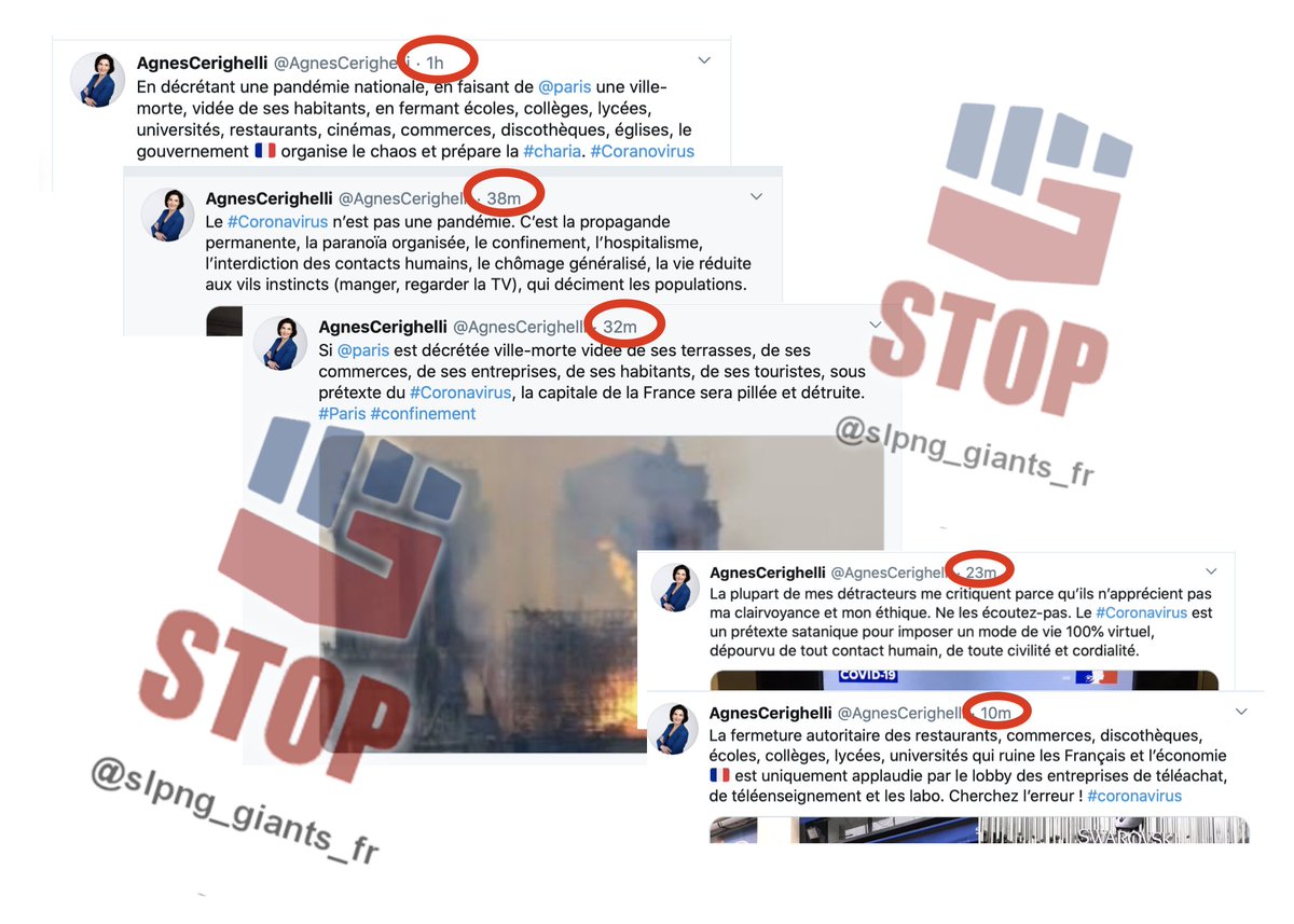 slpng_giants_fr's tweet photo. Cela fait 1⃣ heure que vous ne passez pas à l'action...

1⃣ heure = 5 nouveaux tweets incitant la population française d'adopter des comportements à risque ! 

Voici le résultat de votre inaction, @damienviel @twitterfrance @TwitterSafety 
#coronavirus https://t.co/PFkhA3ChV8