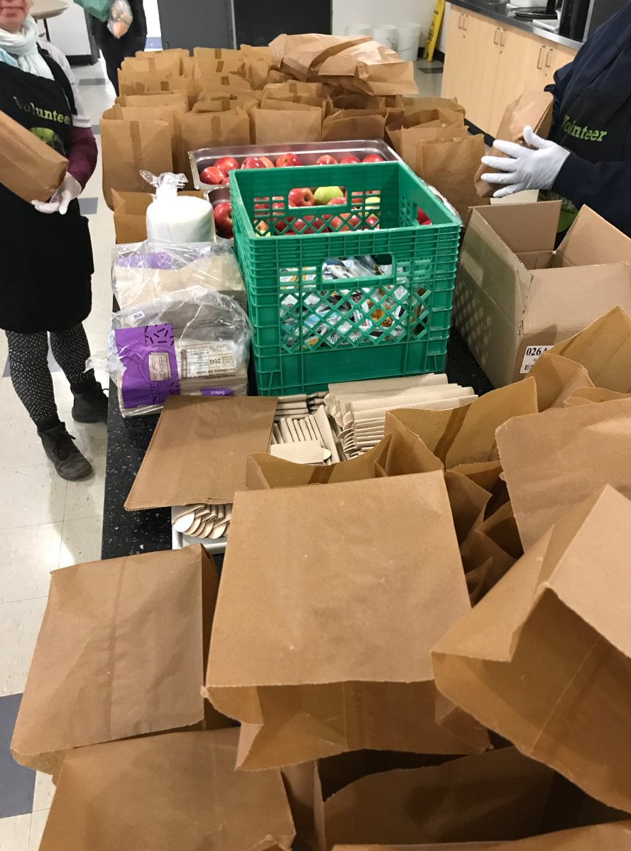 TheStopCFC's tweet photo. Scenes from our 1st day of emergency food access. Thank you to our volunteers, unwavering in their commitment to ensure good food for all. Thank you to our staff, for keeping our community safe. And thank you to everyone who's donated to our work. We couldn't do it without you. https://t.co/hW82SEzQDI