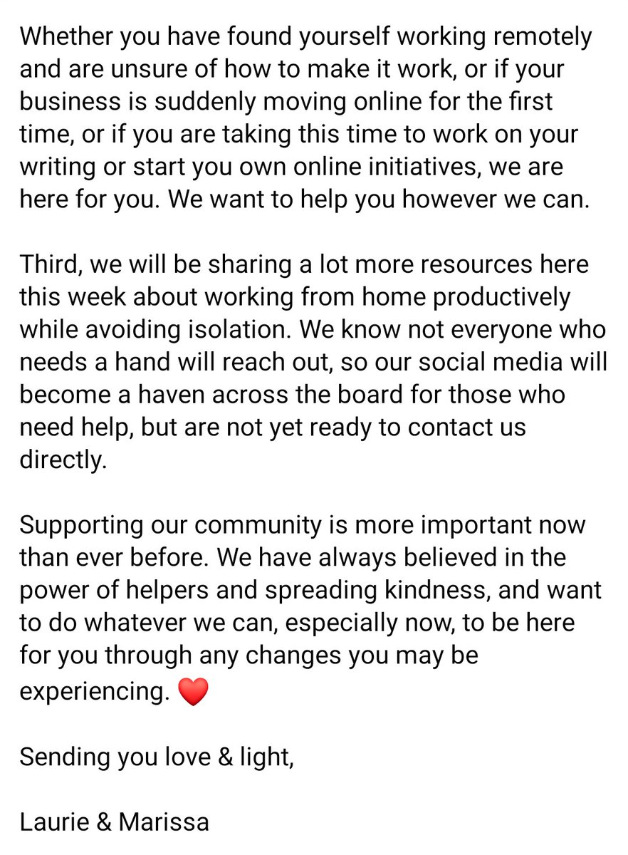 PubCraftTeam's tweet photo. We want to offer our help. ❤️
Attached is an open "letter" of sorts from @CooperLaurie and @marissaisms to you, our community.
We have always believed in the power of helpers and spreading kindness. We want to do whatever we can, especially now, to be here for you.❤️ https://t.co/pib04aLxsL