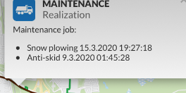 The brown lined means something has happened to it very recently. In this case I could see that I had a clear path almost my entire route home. If you click one of the lines, it even tells you the last time anything happened and what was done. /17