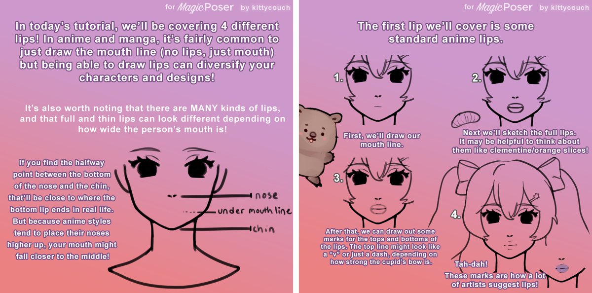 Magic Poser on X: 🌸 How To Draw Hands: Anime Style! 🌸 Learn how