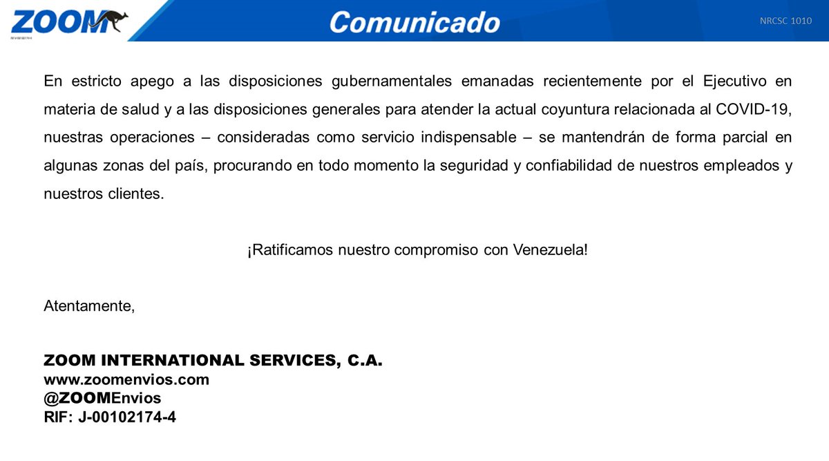 pagodeservicios's tweet photo. RT @ZOOMEnvios: ¡Ratificamos nuestro compromiso con Venezuela! https://t.co/uvDWEtn8mB