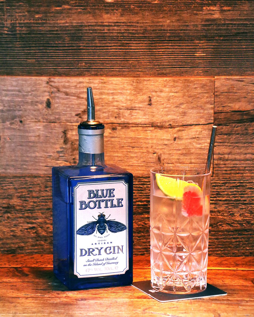 bluebottlegin's tweet photo. Whilst we try and deal with current events, it's important to still make time for the things you enjoy where possible, and if you enjoy the original taste of @bluebottlegin, might we suggest the classic G&amp;T for maximum taste... 🍸#BlueBottleGin #Guernsey #Gin #Drinks https://t.co/Wbpg5EbsJ6
