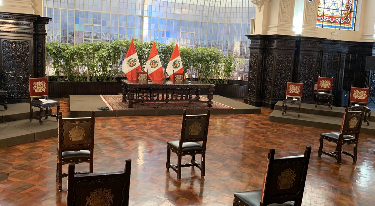 En breve, desde Palacio de Gobierno, conferencia del presidente <a href="/MartinVizcarraC/">Martín Vizcarra</a>.