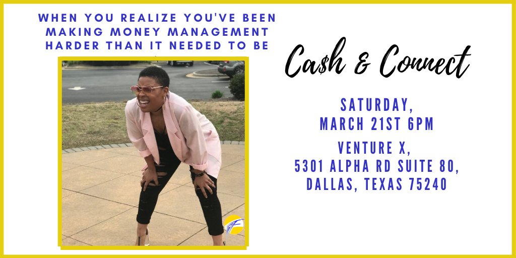 flc_hub's tweet photo. Monday's are hard, don't let your money management &amp; budgeting be!👏
March 21st is where it's all going down. Learn about budgeting, money management, &amp; finance, in the best way! Make sure to get your tickets👌
👉https://t.co/7rnVT6mr8D 
#moneymanagement #dfw #financialfreedom https://t.co/cFaf63laL1