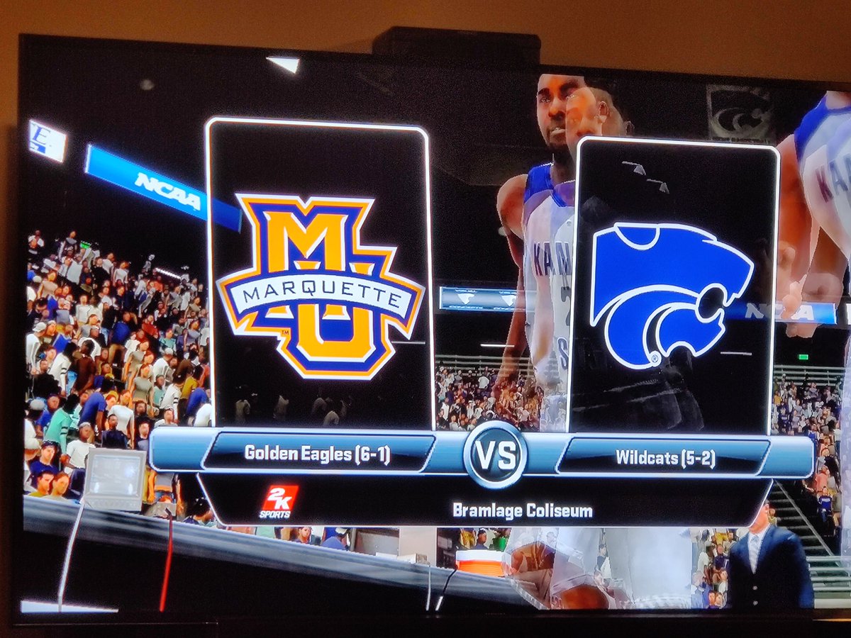 BIG game today! Game 8:#9 Marquette @ K-State