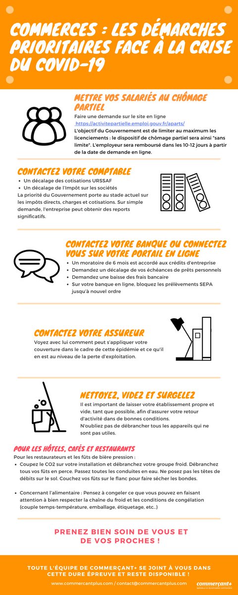 proxity_edf's tweet photo. #COVID19 ❌ - Commerçants, commerçantes : Quelles sont les démarches prioritaires pour vos #commerces ? 👥

@CommercantPlus  vous fait un point sur les mesures prises par le gouvernement jusqu'à ce jour ⬇️

#retail #territoires #passcommerces #economie #COVID19france #COVID19fr https://t.co/nGZCkXsqhS