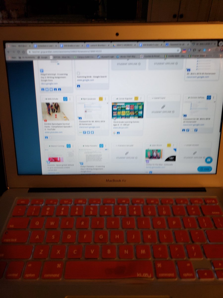 I think that the students are better understanding the e-learning! Having fun communicating with them via GoGuardian chat and watching them work. #rvican #sd113a #sd113allin #ilschoolsstepup