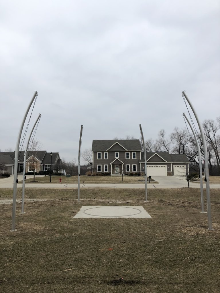 mukthrowers's tweet photo. Grateful for the addition of our 3️⃣rd caged discus ring. 👀😳 Best throwing facilities in the State! FIRE IT! @MukTrack @MukGirlsTrack https://t.co/XOO8AXI38e