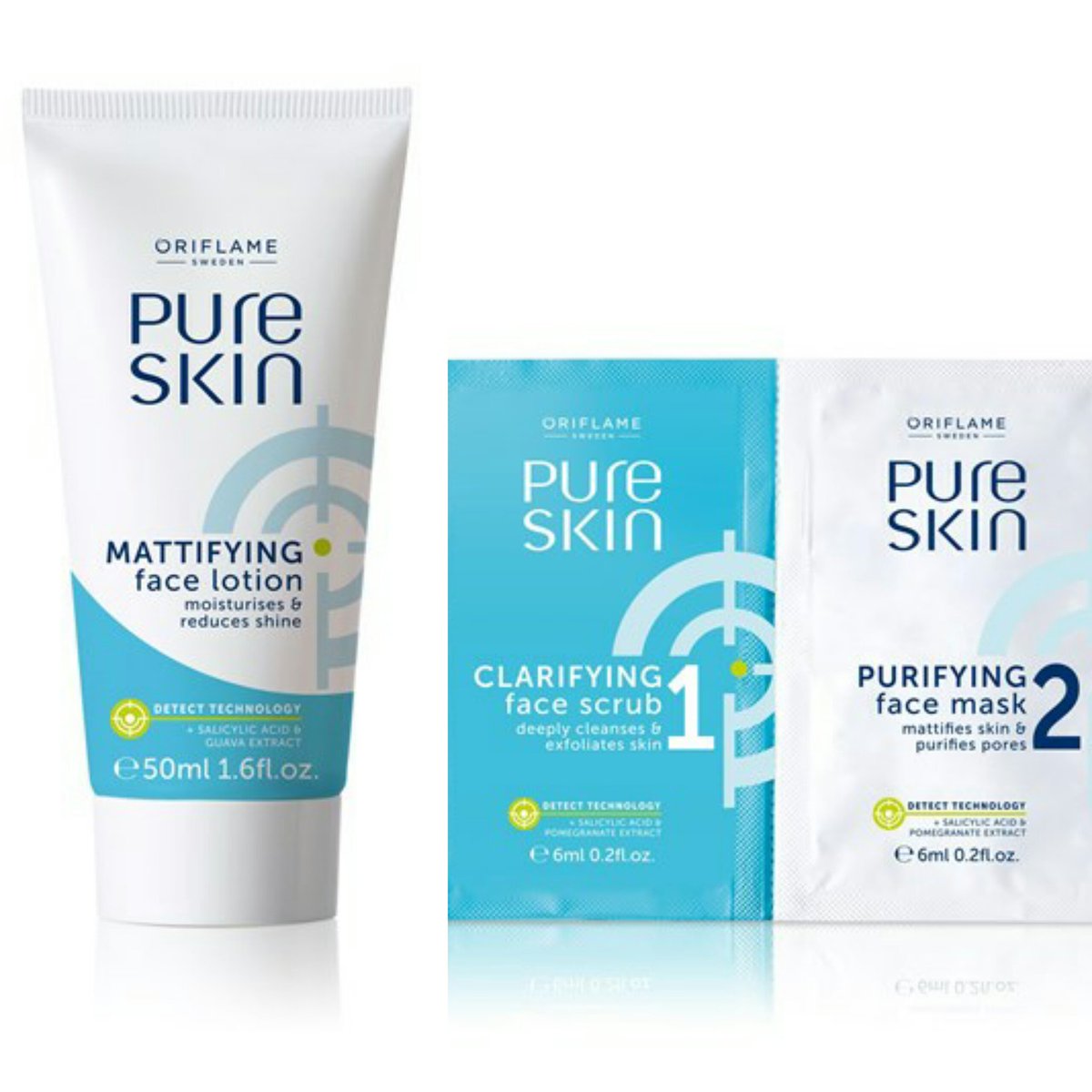 pure skin mattifying lotion