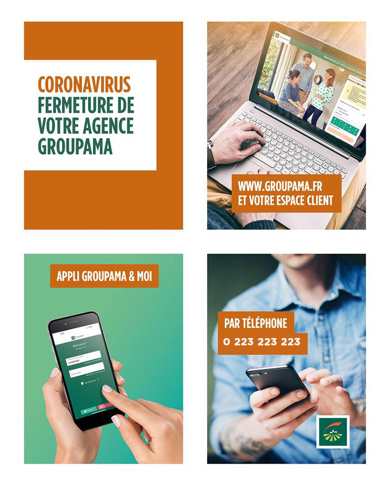 #COVIDー19 Votre santé est notre priorité et nous mettons tout en œuvre pour être à vos côtés dans ces moments difficiles. Dans cette situation exceptionnelle, nous sommes contraints de fermer nos agences. 
En cas de nécessité vous pouvez nous joindre de la manière suivante :