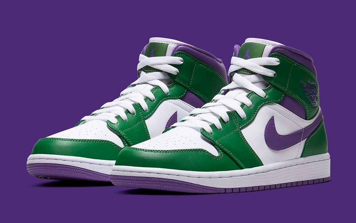 green & purple 1s