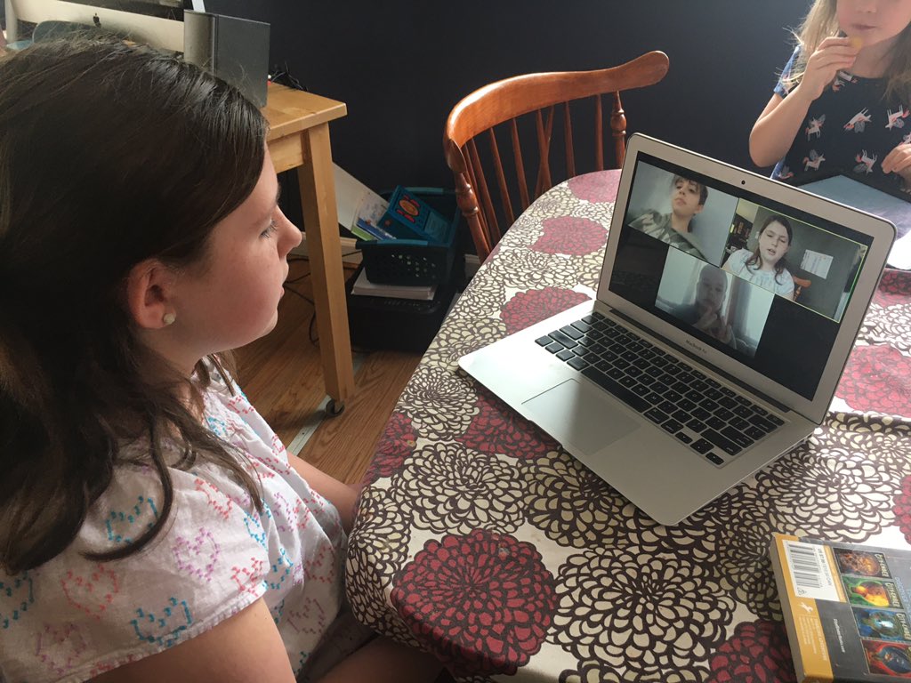 Listening to this 5th grade virtual book club is totally making my day! @A2SchoolsSuper <a href="/a2_allen/">A2Allen</a> <a href="/Dr_Chalfant/">Charles Chalfant, Ed.D</a>  #cityofember