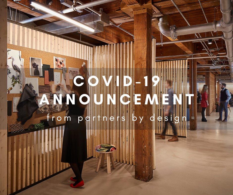 A COVID-19 Announcement from Partners by Design bit.ly/2TVVWEn