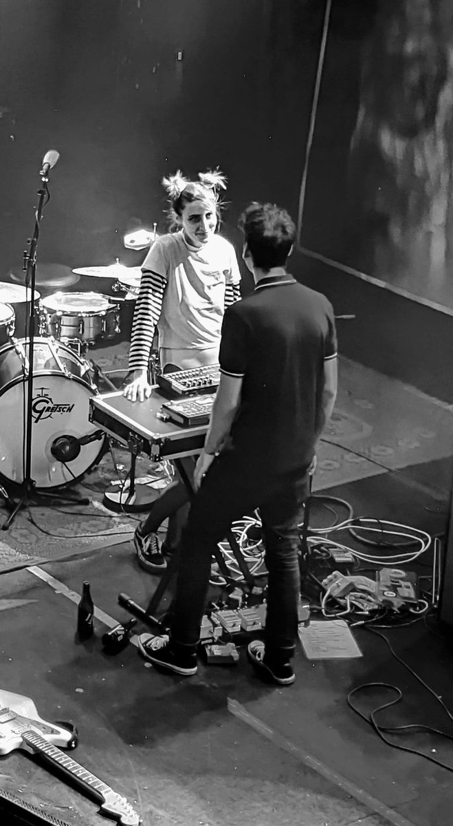 We played <a href="/pustervik/">Pustervik</a> this Friday and had a good time. Just look how in love I am with our band member and producer 🥰 sorry Tuva